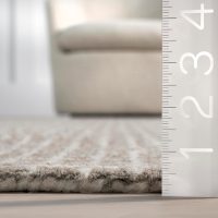 Rugs USA 6x9 Melrose Checked Wool Indoor Area Rug, Contemporary Farmhouse Grey for Living Room, Bedroom, Office, Entryway, Hallway - Image 2