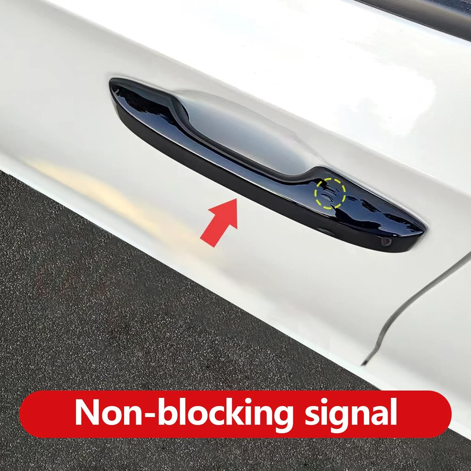 Door Handle Covers Trim Compatible with 11th Gen Civic Accessories, for Honda Civic 2022 2023 2024 2025, Accord/CR-V/HR-V 2023 2024 2025 with Smart Auto Lock - Glossy Black Car Decoration - Image 4