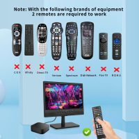 14 inch Flat Screen TV,Small TV with Digital ATSC Tuner,Antenna,Remote and HDMI/USB Ports,12 Volt Charger Cable for Car/Kitchen - Image 6