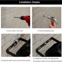 4Pack LED Flood Light Outdoor,100W LED Work Light 11000lmwith 6FT US Plug,IP66 Waterproof Exterior Security Lights,6000K Daylight White Outside Floodlights Slim Design for Playground Yard - Image 3