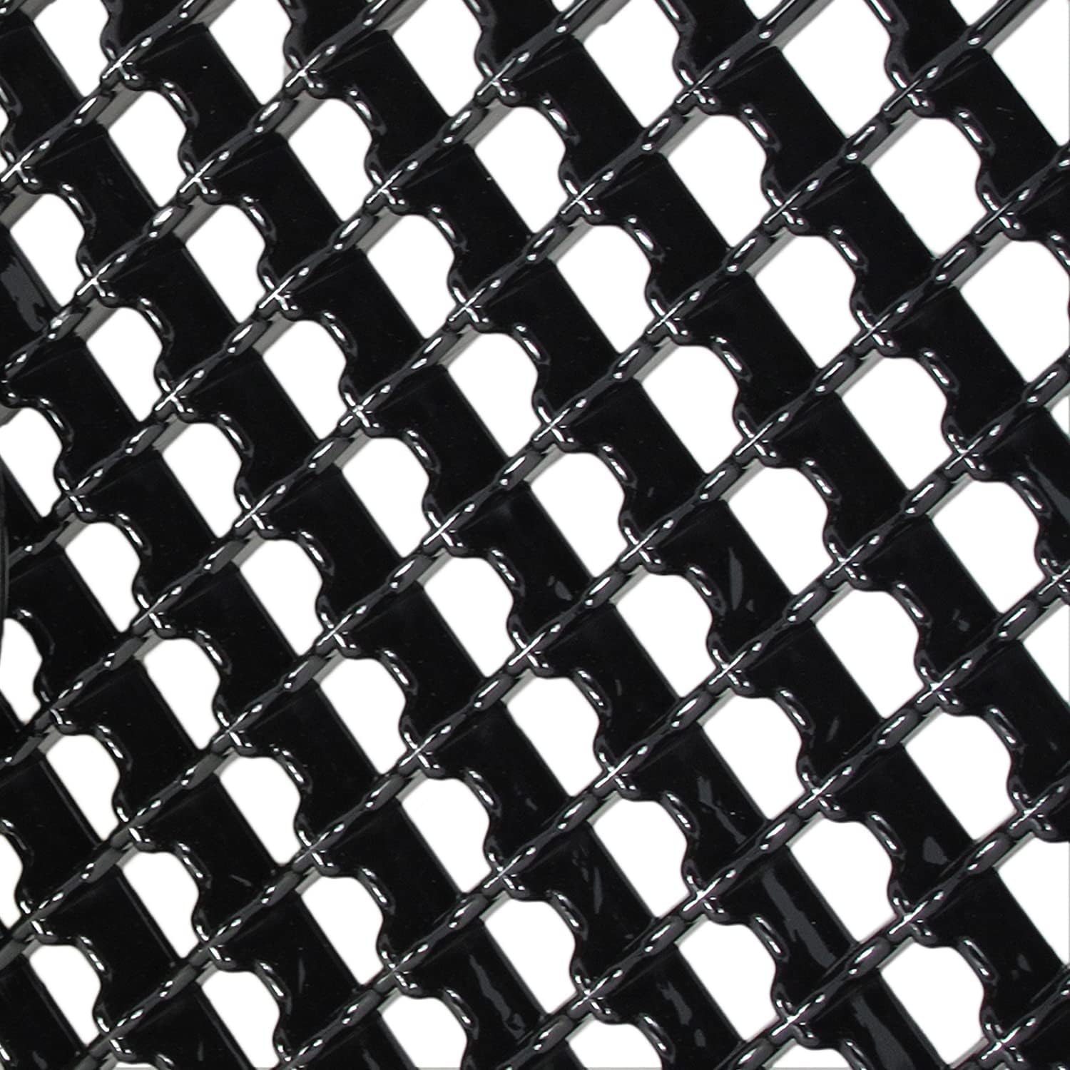 Spec-D Tuning Front Mesh Grill Hood Grille Glossy Black Compatible with 2003-2007 Cadillac Cts/Cts V 2003-2007 - Image 4