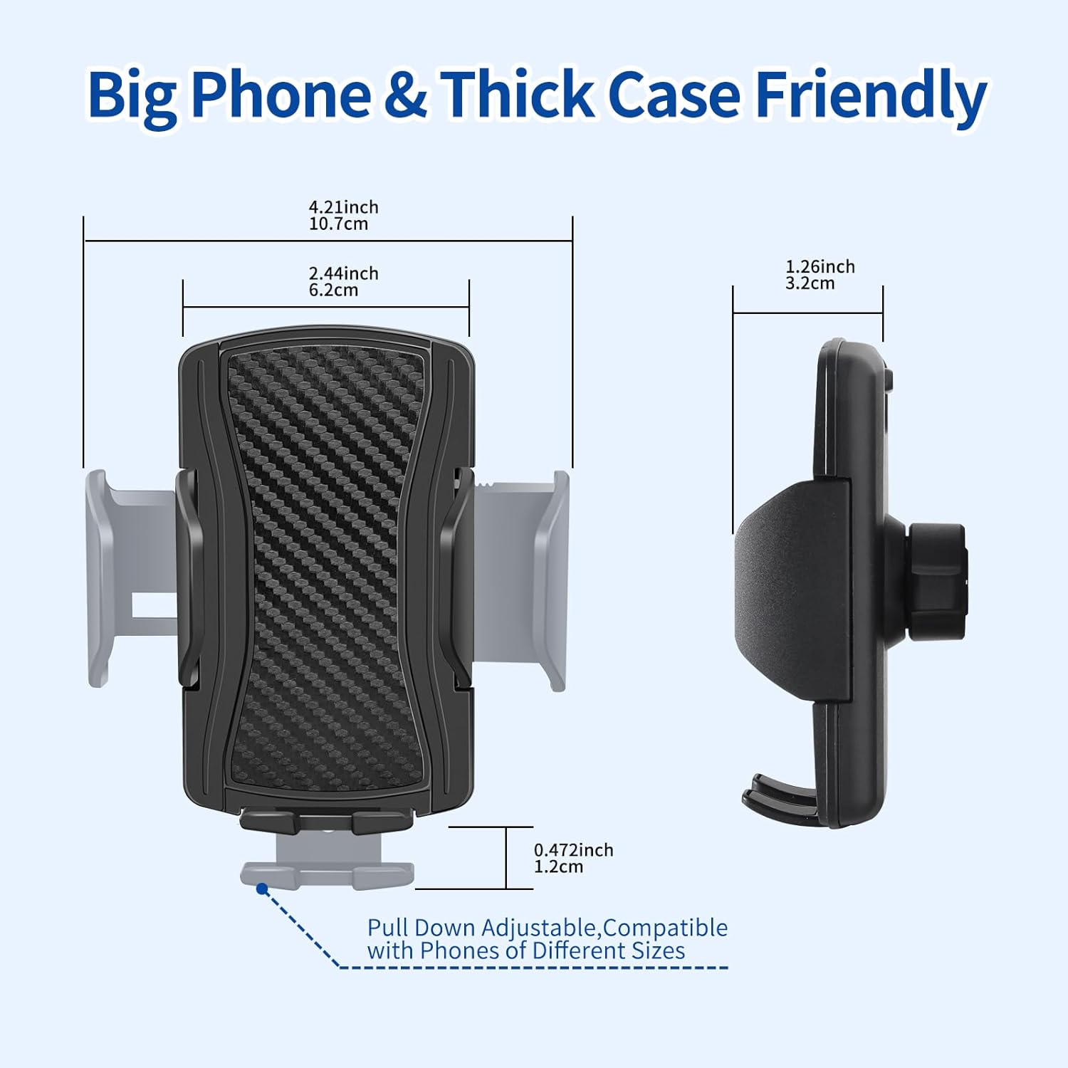 Car Phone Mount Fit for Honda HR-V 2023 2024 2025 Phone Holder Navigation, for HRV Cellphone Mobile Cradle Auto Accessories Bracket Anti-Shake, 360 Degree Rotation, Compatible for All Cell Phones - Image 6