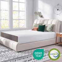 Amazon Basics Memory Foam Mattress, Medium Firm, 12 Inch, King, White/Grey, 80" L x 76" W x 12" Th - Image 3