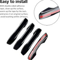 Door Handle Covers Trim Compatible with 11th Gen Civic Accessories, for Honda Civic 2022 2023 2024 2025, Accord/CR-V/HR-V 2023 2024 2025 with Smart Auto Lock - Glossy Black Car Decoration - Image 6