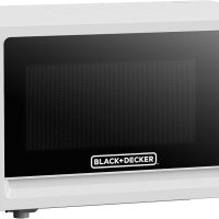 Black+Decker Countertop Microwave Oven, 1.1-Cu. Ft. 1000-Watts, LED Lighting, Child Lock, White - Image 3