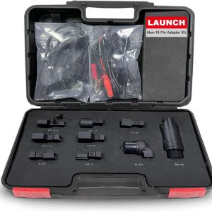 LAUNCH Non-16 Pin Adapter Kit OE-Compliant Connectors Compatible for All LAUNCH X-431 Diagnostic Tool [X-431 V/V+, X-431 PRO S+/3S+/5/MINI, X-431 PAD III/V/VII]