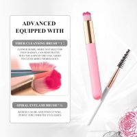 BREYLEE Eyelash Cleanser, Shampoo Foam & Brushes Eyelid Cleanser for Makeup Remover Paraben & Sulfate Free for Salon and Home Use(60ml, 2 fl oz) - Image 7