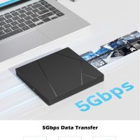 External Blu-ray Drive, External Blueray/DVD Drive for PC External Bluray Burner with Extension Data Cable USB 3.0 Type-C Compatible with Windows/MacOS/Linux Laptop Desktop - Image 2