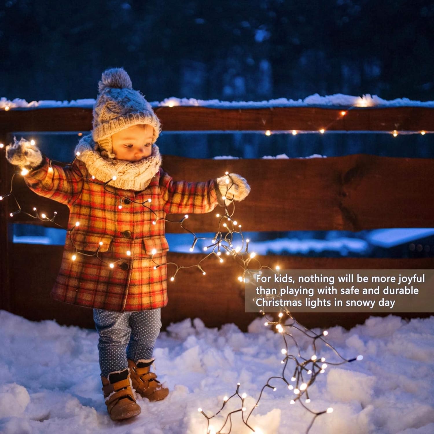 Connectable 240LED 88Ft 13Modes Christmas Lights Outdoor Indoor | Extendable Green Wire Christmas String Lights with Timer | Twinkle Fairy Light Plug in for Xmas Tree Garden Decor Party (Warm White) - Image 8