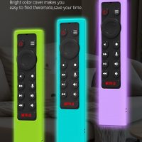 (Pack of 2-Glow) Shockproof Case Compatible for NVIDIA Shield Android TV Pro 4K HDR Streaming Media Player,Skin Holder for NVIDIA Shield Remote Controller(Green and Blue) - Image 5