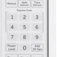 GE Countertop Microwave Oven | 0.7 Cubic Feet Capacity, 700 Watts | Kitchen Essentials for the Countertop or Dorm Room | White - Image 3