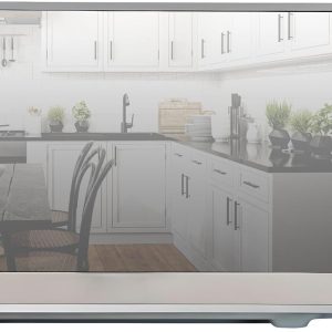 Total Chef 0.7 Cu Ft Microwave Oven - Stainless Steel Compact Style Microondas, Smart Countertop Kitchen Appliance With Digital Touch Use, Pre-Set Function, 10" Turntable, Easy To Use Horno, 700 watt