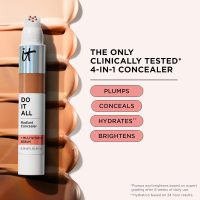IT Cosmetics Do It All Radiant Concealer ­­– Makeup Concealer – Hydrate & Brighten – Creaseless Medium Coverage & Radiant Finish ­­– Niacinamide & Hyaluronic Acid - 0.2 Fl Oz - Image 6
