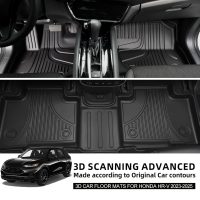 for 2026 HRV Floor Mats: All Weather Floor Mats & Cargo Liner Custom Fit 2023-2025 2026 Honda HRV (Include Hybrid) & Acura ADX 2025: Anti Skid 1st & 2nd Row & Trunk Mat for 2025 ADX Accessories - Image 3
