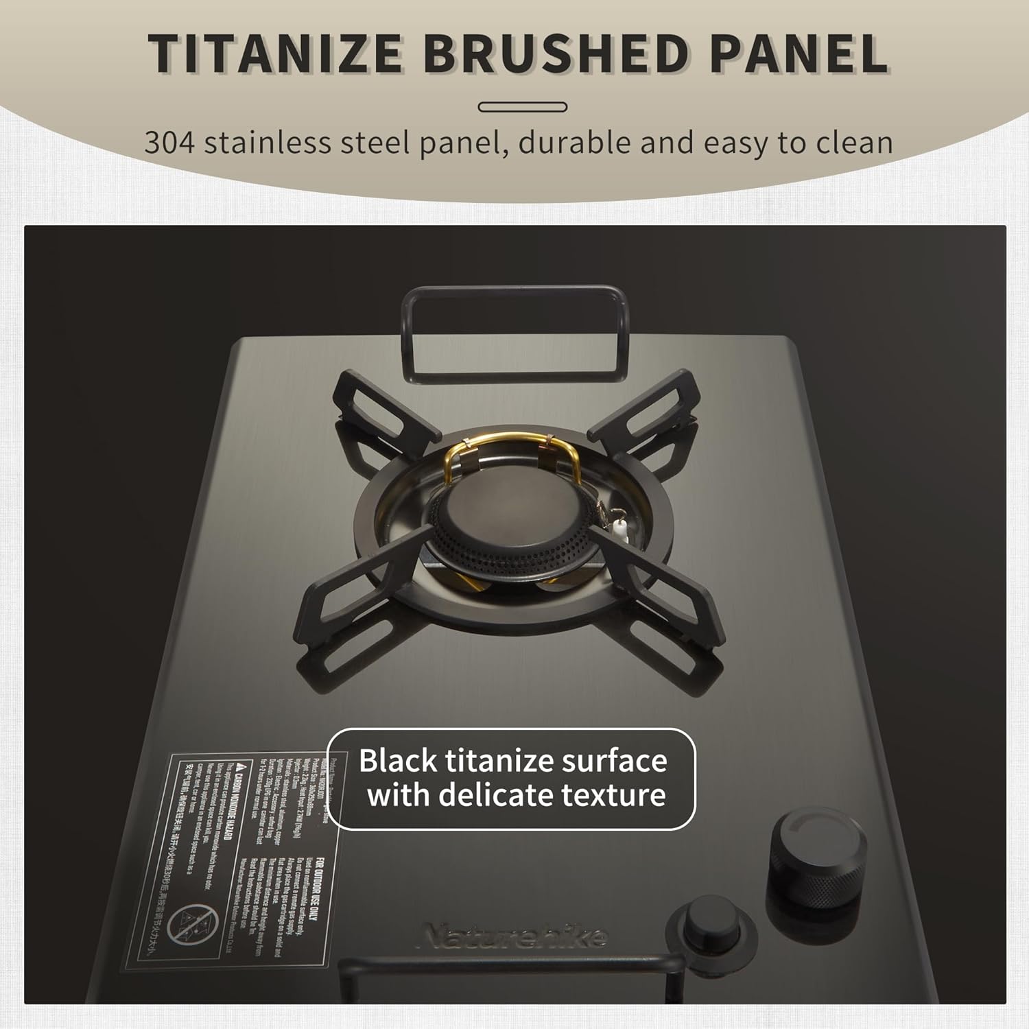 Naturehike Camping Gas Stove for IGT Table, Folding Isobutane Stove with Carry Bag, Portable Camp Stove for Outdoor Car Camping Cooking Tailgating - Image 5