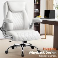 COMHOMA Leather Office Chair Ergonomic Computer Gaming Chair with Comfy Back Support, Executive Mid-Back,Small Gmaing Chair with Adjustable Armrests, for Short People Use, Rolling Swivel for Adults - Image 3