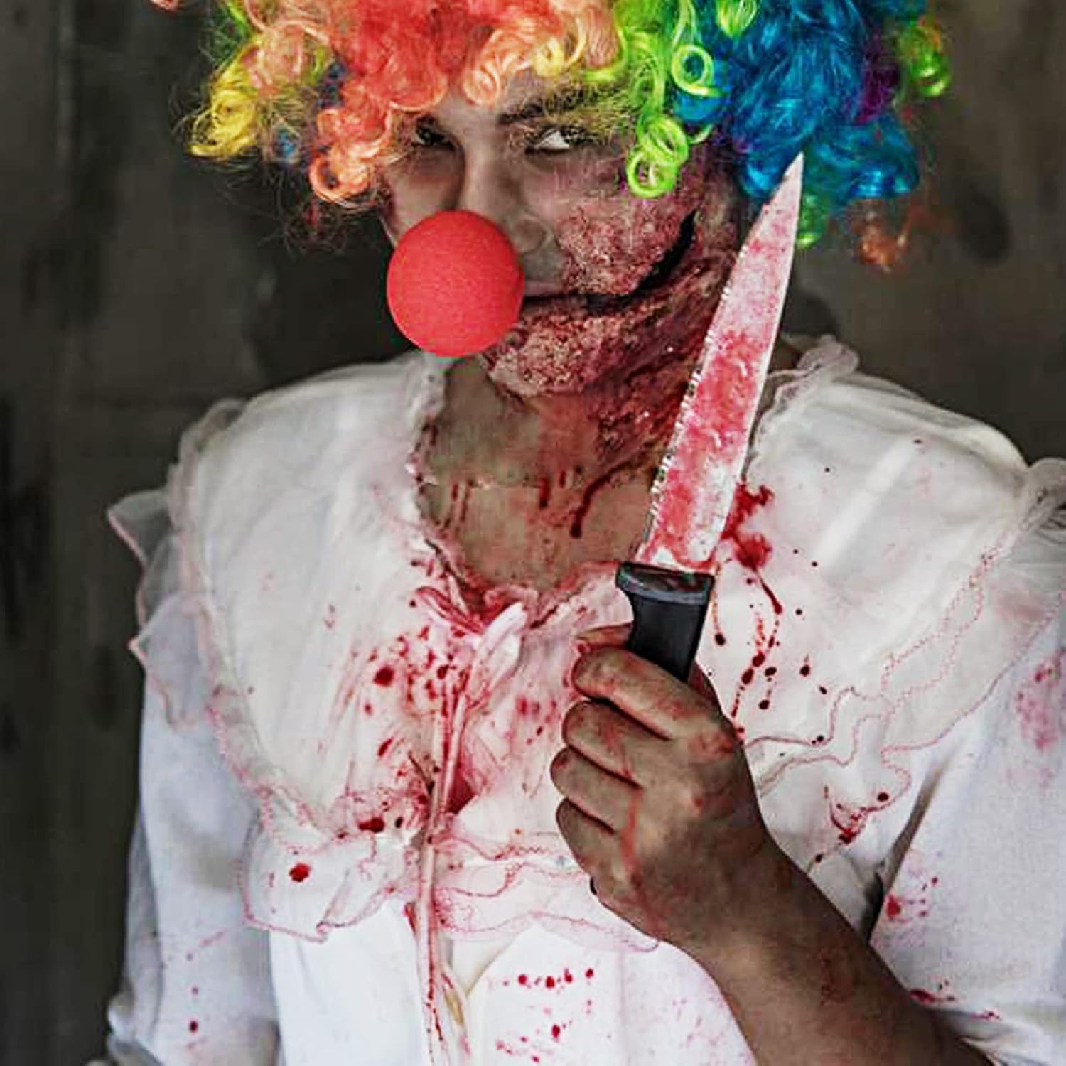 MEICOLY Blood Splatter, 2.1oz Fake Blood Spray, Halloween Liquid Blood for Clothes, Zombie Bride, Vampire and Monster SFX Scary Clown Makeup & Dress Up,Dark,1 Pack - Image 6