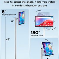 eLinkSmart 24-Inch Portable TV with Incell Touch Screen, Android13 OS 8-Core CPU + 6GB RAM + 128GB Storage, 1080P TV on Wheels 60Hz Refresh Rate, Built-in Battery, Full Swivel Rotation - Image 5