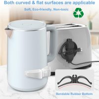 Cord Organizer for Appliances, 8 Pack Upgraded Kitchen Appliance Cord Organizer Stick On Appliance Wire Organizer Wire Wrapper for Kitchen Appliances Mixers, Coffee Maker, Pressure Cooker - Image 3