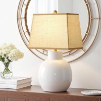 Square Lamp shade, Large Beige Linen Lampshade, Top 7"x12.5", Bottom 9"x15", Height 9.8", Rectangular Lamp shade with1 Shade Bracket,2 Adapters, Fits Table,Floor and Wall Lampshade, Easy Install - Image 5