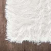 Latepis White Sheepskin Rug 2x3 Faux Fur Sheepskin Rug for Living Room Fluffy Washable Rugs for Bedroom Luxury Room Decor Furry Rugs Rectangle - Image 5