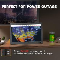 14 Inch Portable TV, Small 1080P Television with Speakers, ATSC Tuner with Antenna, HDMI/USB/AV Inputs, Battery Powered TV for Camping, Car, RV, Travel, Home - Image 2