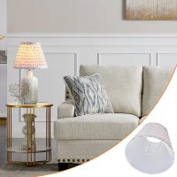 Uno Lamp Shade,Drum Pleated Lamp Shades 5" Top x 9" Bottom x 7" Slant Height,Barrel Small Replacement Lampshade (Uno Fitter), Fabric Lampshades Table lamp Shades Bottle Lamp Shade,1 Pack(Brown Floral) - Image 6