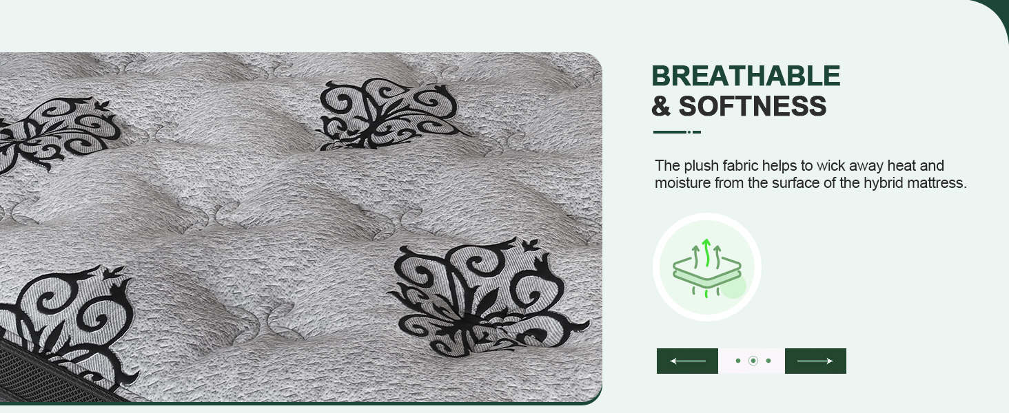 Breathable & Soft mattress