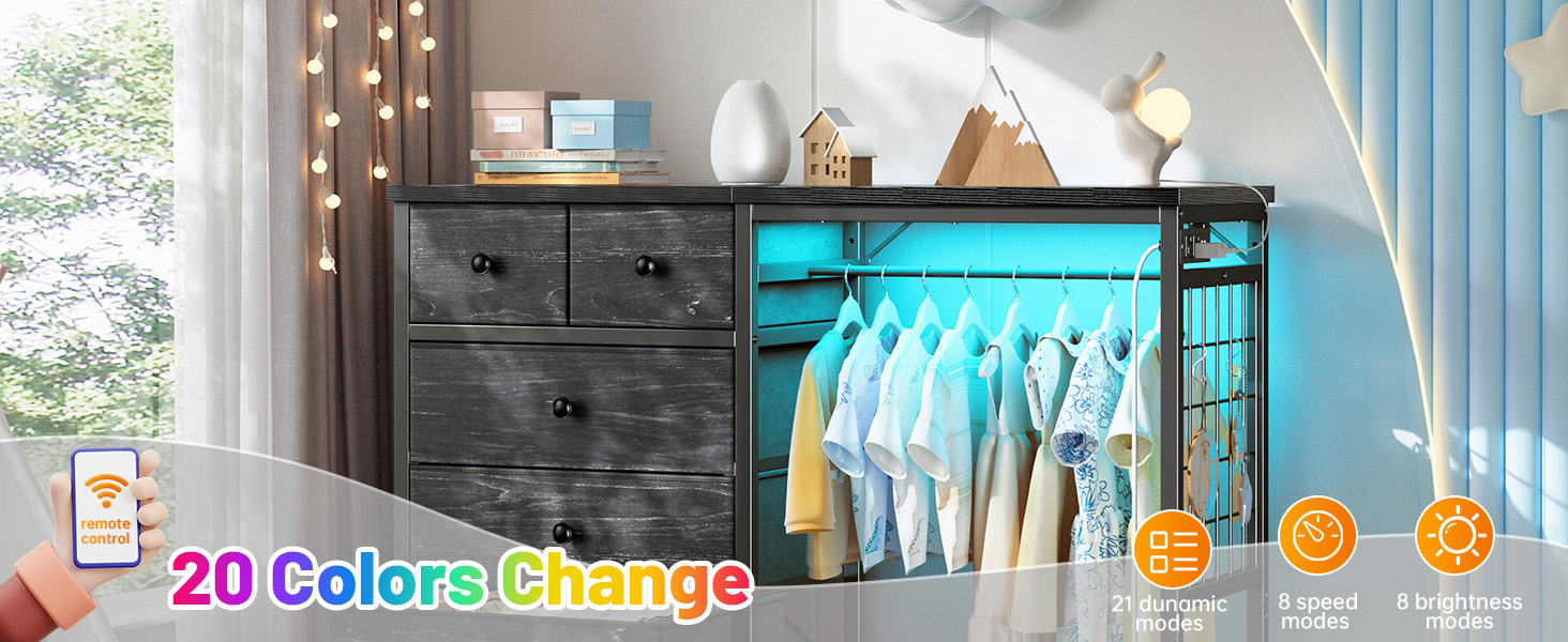 Built-In Charging Station Led