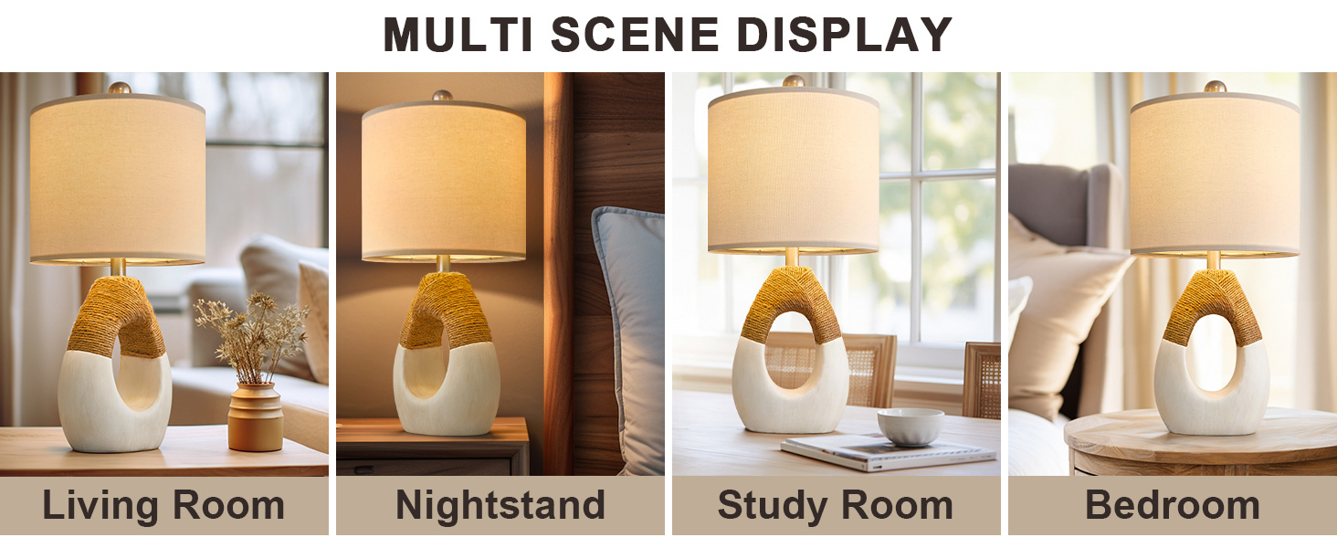 boho table lamp