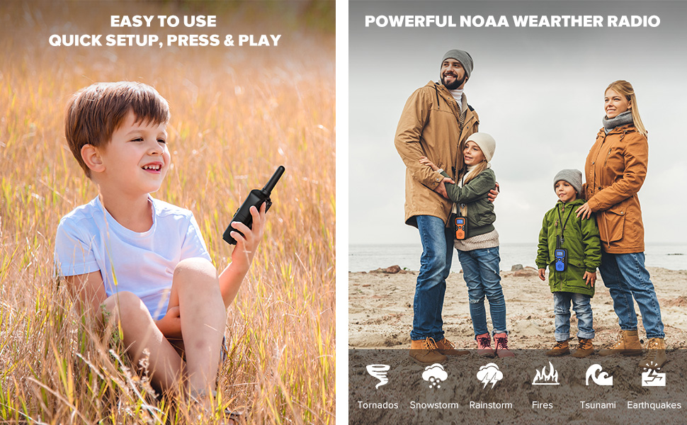 walkie talkies