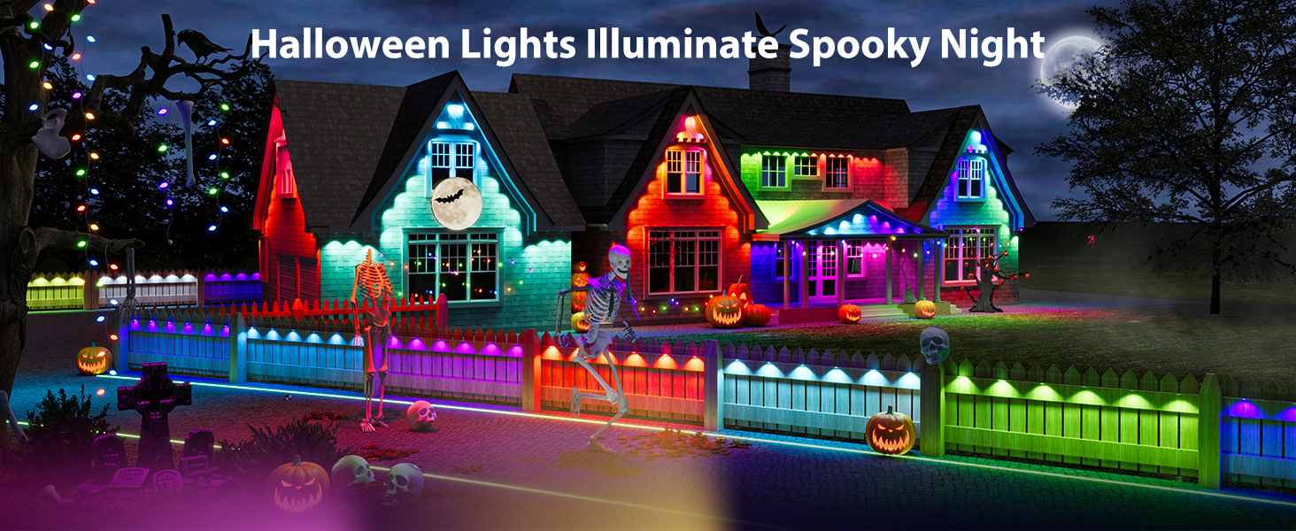 halloween outdoor lights