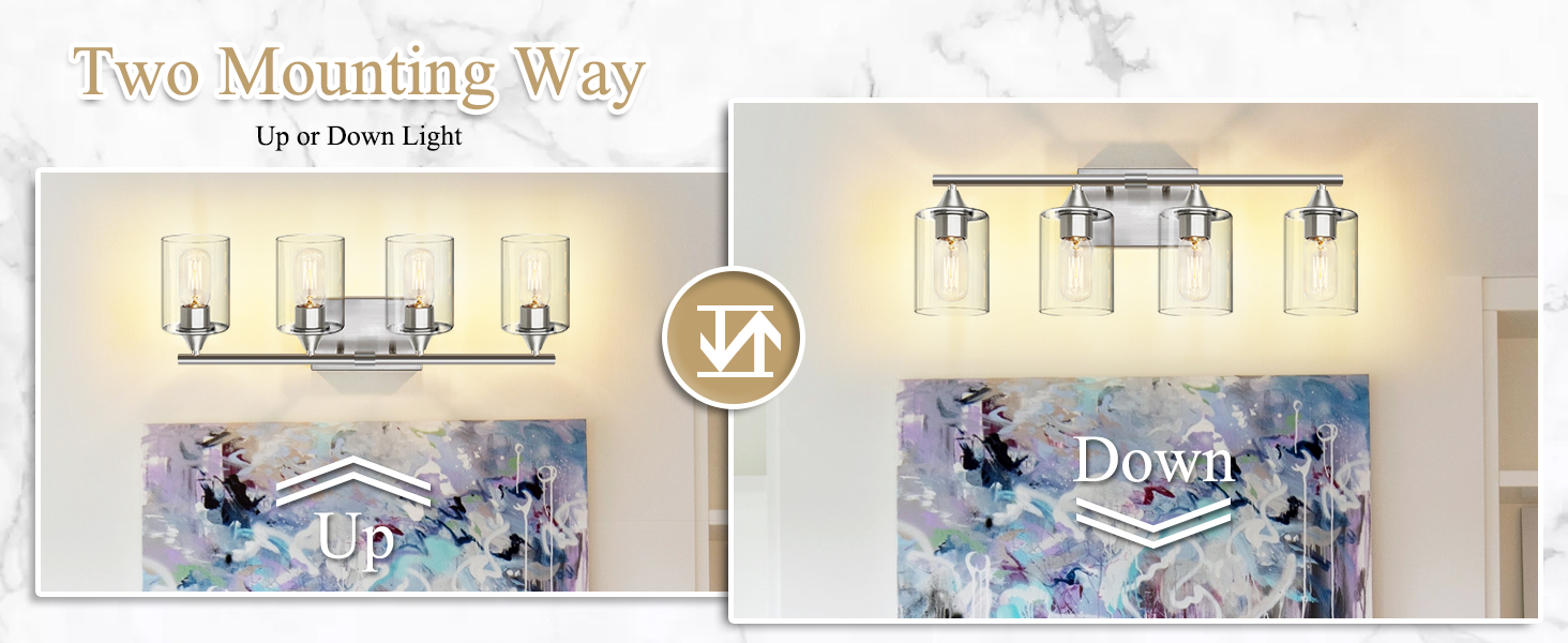 light fixture for bathroom
