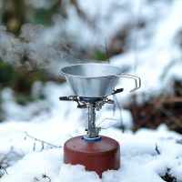 CAMPINGMOON Canister Top Stove Portable Compact Foldable w/Micro Regulator w/4Flex w/igniter XD-2F (Silver) - Image 6