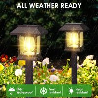 Solar Pathway Lights Outdoor, 12 Pack Upgraded LED Waterproof Solar Outdoor Lights, Outside Driveway Garden Landscape Walkway Path Yard Lawn Decor - Image 2