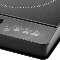 Amazon Basics 1800W Electric Portable Induction Cooktop, Induction Burner with Child Lock, Overheat Protection, Timer, 8 Power Settings, Up to 440°F, for Cookware with Diameter 5.7"-8.2", Black - Image 4