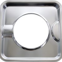 KITCHEN BASICS 101 Made in the USA SGP-400 4 Pack Chrome Square Gas Range Drip Pan Directly Replaces 786333, AP6011553, PS11744751, WP786333 - Image 6