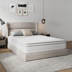 Novilla Full Size Mattress, 14 Inch Full Mattresses in a Box with Smarts™ Pocket Coil for Pressure Relief, Medium Plush Foam and Spring Hybrid Colchones with CertiPUR-US Certified