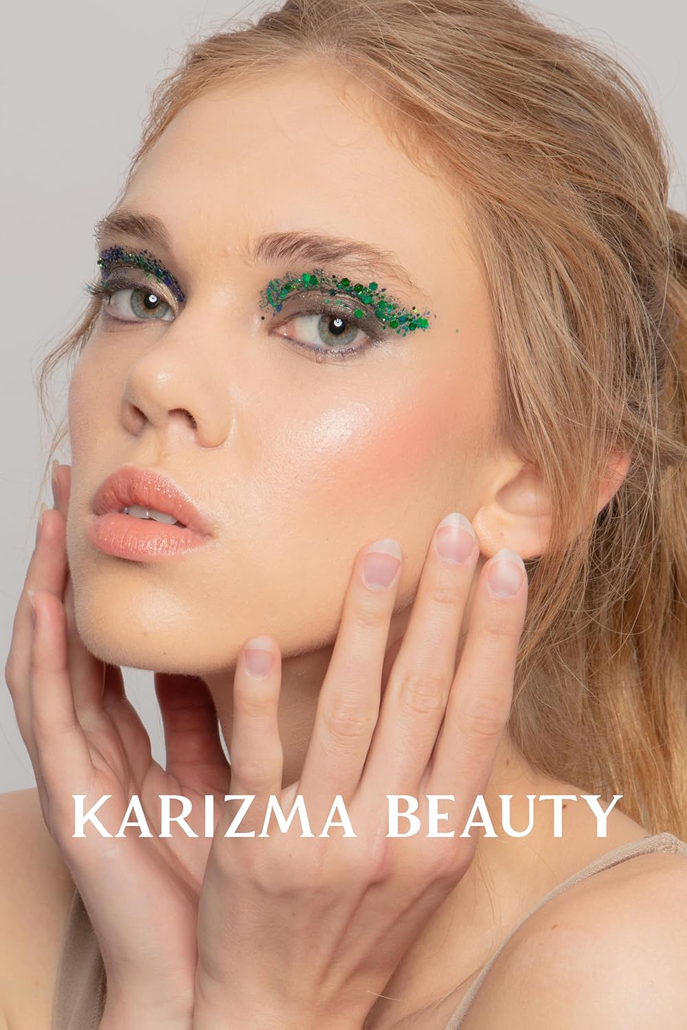 KARIZMA Poison Ivy Body Glitter. 10g Chunky Hair Eye and Body Shimmers for Women. Rave, Festival Accessories, Cosmetic Makeup. Loose Set - Image 2