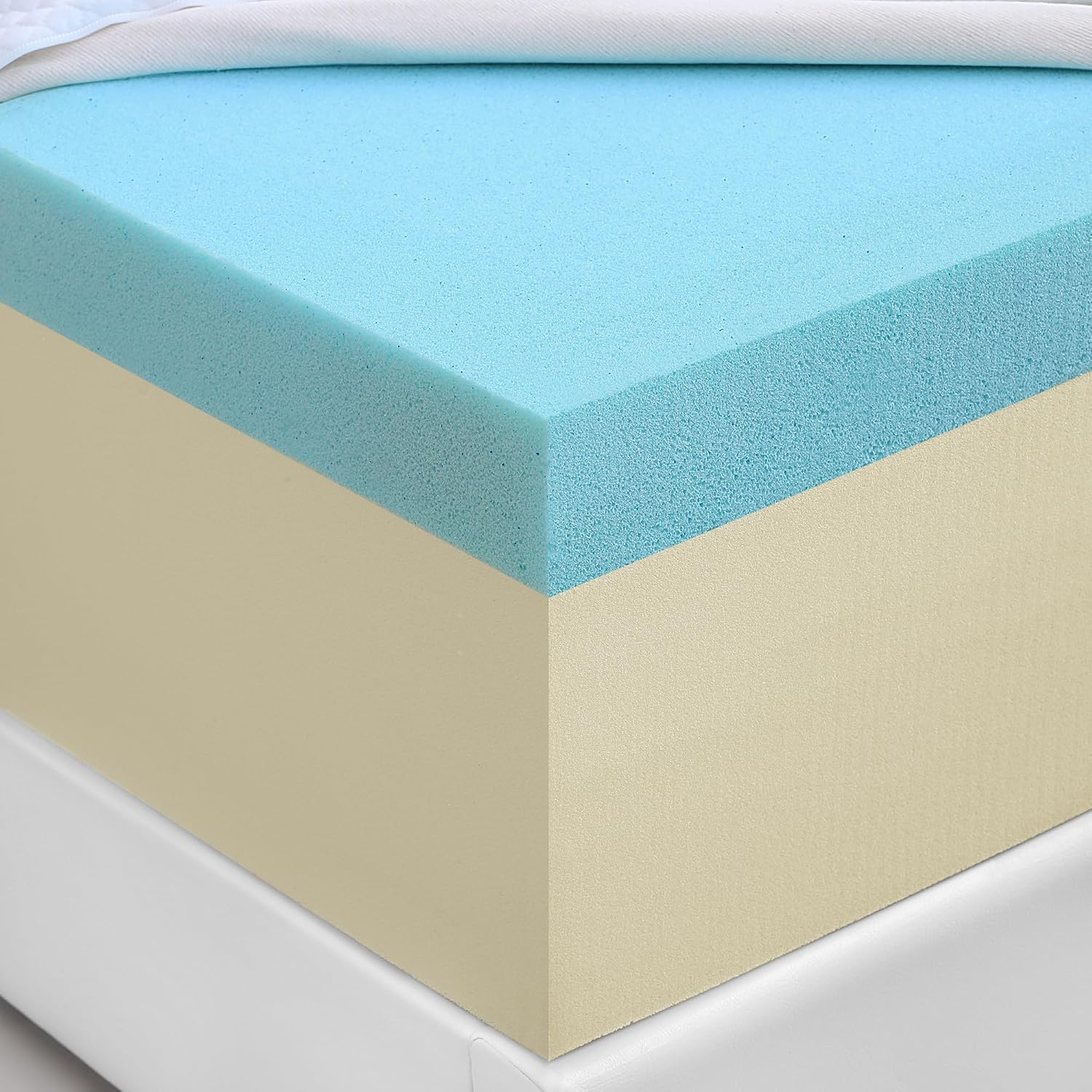 Furinno Tidur Cooling Gel Memory Foam Mattress, 10 Inch, Twin, White - Image 11
