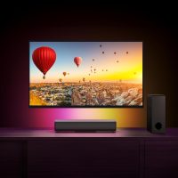 Wohome Sound Bar for Smart TV with Wired Subwoofers, 2.1 Channel Small TV Soundbar Speakers with Colorful Backlight, Home Theater Surround Sound System, Bluetooth 5.3/ Optical/AUX Connectivity - Image 8