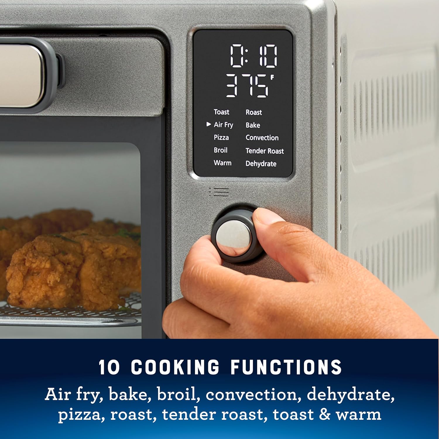 Oster 10 Function Air Fryer Oven Toaster Oven Countertop - Image 3