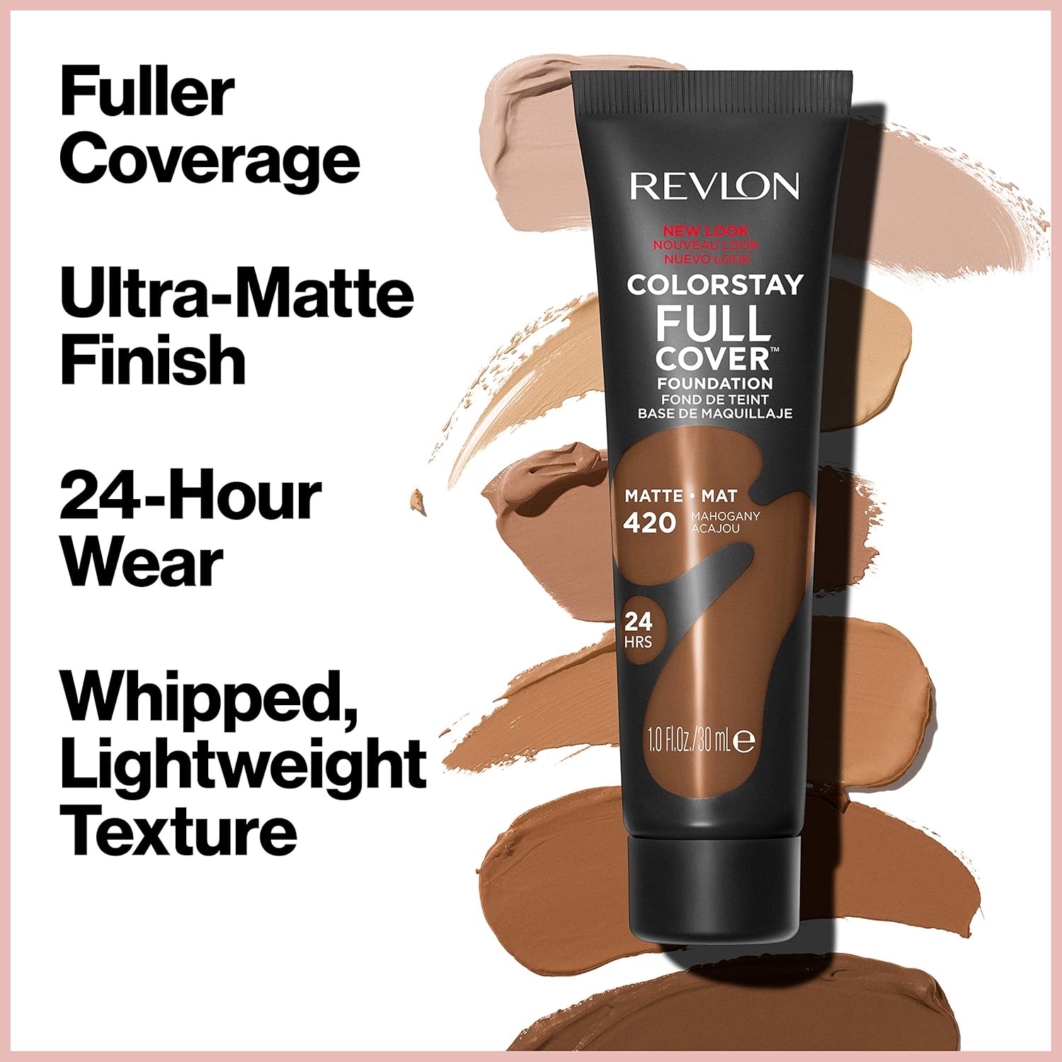 Revlon Liquid Foundation, ColorStay Face Makeup for Normal and Dry Skin, Longwear Full Coverage with Matte Finish, Oil Free, Natural Beige, 1.0 Fl Oz - Image 2