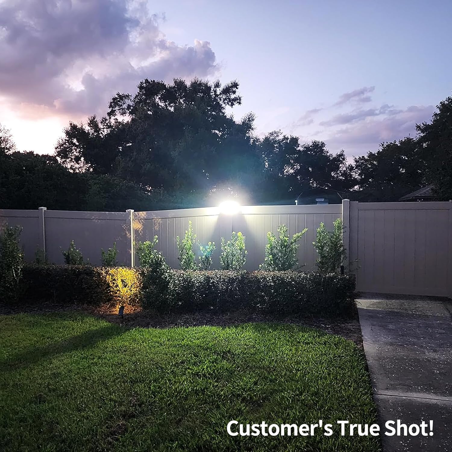 intelamp Solar Outdoor Lights,6000mAh Motion Sensor with Dual Sensors,Waterproof Solar Flood Lights 270°Wide Angle for Outside with 3 Modes - Image 8