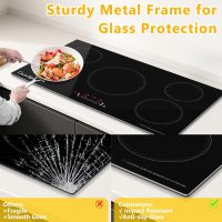 36 Inch Induction Cooktop, 5 Burner Electric Cooktop with 9 Power Levels, Touch Control, Timer, Child Lock and Residual Heat Warning, 10800W, 220-240V for Hard Wire - Image 5