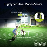 Philips 44W 4200 lm LED Security Light Outdoor w/PIR Motion Sensor, 5000K Daylight Flood Light, Waterproof, Dusk to Dawn, 2 Heads, 4 Modes - Image 5