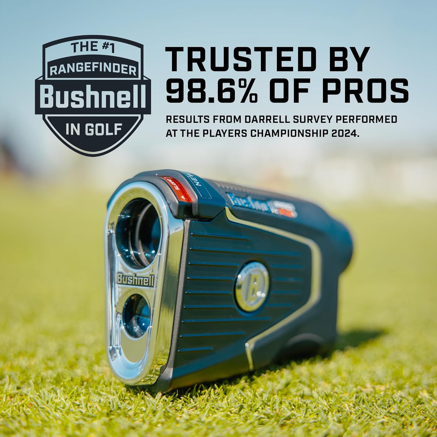 Bushnell Pro X3+ Golf Rangefinder with Wind Speed and Direction,1300 Yard Range,7X Magnification, Pin Locking with Visual Jolt - Image 8