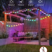 Smart Star String Lights Plug in, 33Ft 16 Million Color Changing Fairy Lights RGB Built in Chip APP & Remote Control DIY Music Sync Twinkle Light for Bedroom Halloween Decoration - Image 7