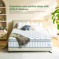 Full Size Mattress, 12 Inch Full Mattress in a Box, Cooling Memory Foam and Individual Pocket Springs for Motion Isolation & Edge Support, Medium Firmness for Pressure Relief - Image 6