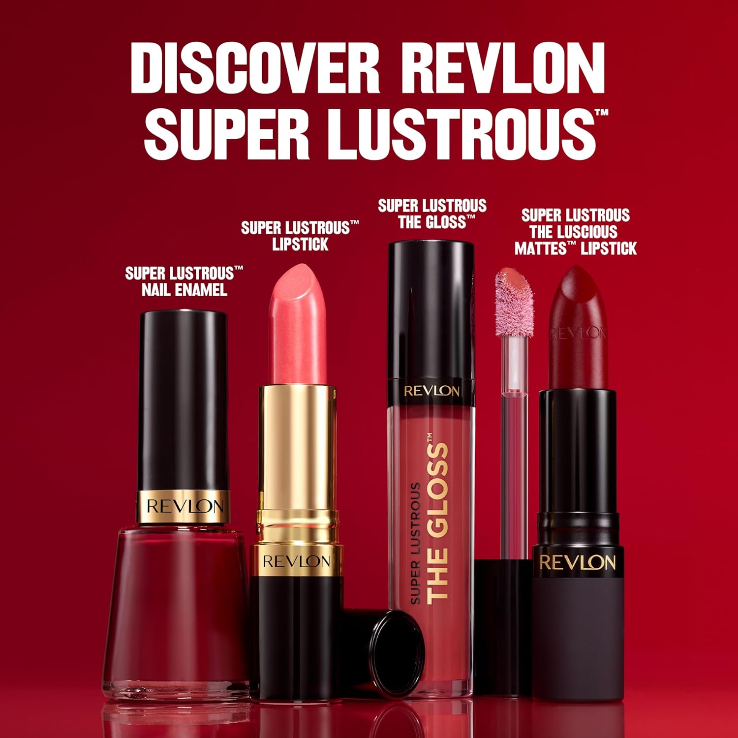 Revlon Super Lustrous Lip Gloss, Non-Sticky, Hydrating, High Shine Finish, 200 Crystal Clear, 0.13 oz - Image 11